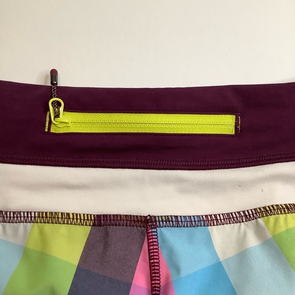 LULULEMON Groovy Run Short in Sea Check Multi - Picture 4 of 9